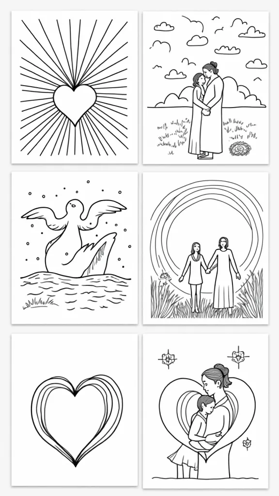 god’s love coloring pages